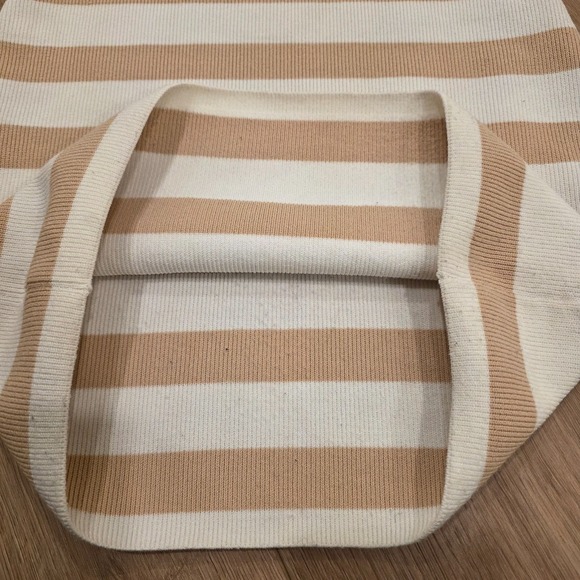 Babaton Women Mini Bodycon Tank Dress Size S Striped Square Neck Sleeveless - Picture 9 of 13